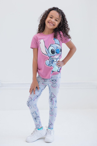 Conjunto De Ropa Disney Lilo & Stitch, Camiseta Y Leggings P