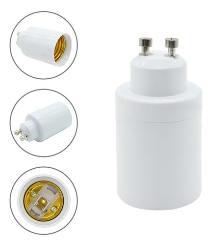 Adaptador De Enchufe De Bombilla Gu10 A E26/e27, Paquete De