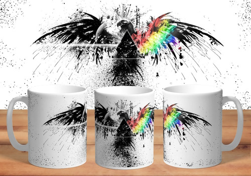 Taza De Ceramica Pink Floyd Dark Side Aguila