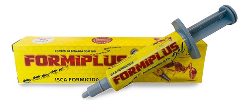 Kit Com 5 Formicida Mata Formiga Em Gel Veneno 10g Quimiagri