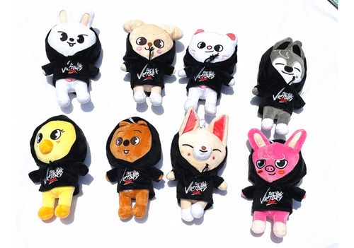 Muñecos Skzoo Con Chamarra (stray Kids) Peluches K Pop 