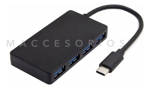 Imagen 7 de 10 de Hub Usb C Thunderbolt 3 A 4 Puertos Usb 3.0 Mac Win Lin