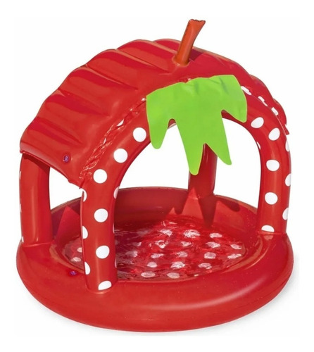 Imagen 2 de 2 de Pileta Inflable Frutilla Con Techo Protector 52387 Bestway