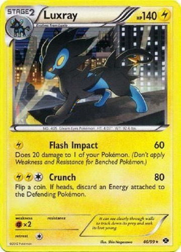 Luxray 46/99 Holo Raro Pokemon Tcg