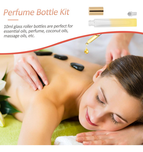 Botellas Enrollables De Aceite Esencial De 10 Ml, 5 Unidades