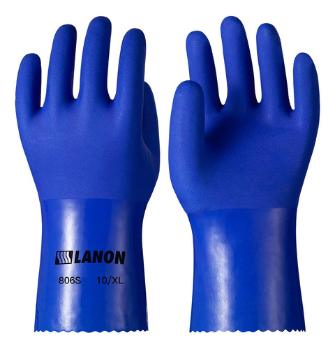 Lanon 6 Pares De Guantes De Trabajo Resistentes A Los Produc