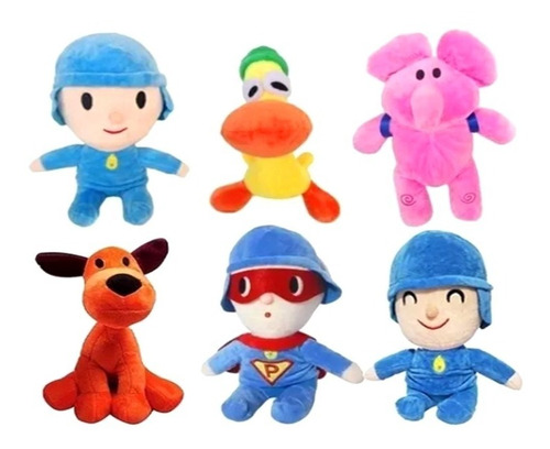 Pato Pocoyo Peluche Amigos Series Nene Bebe Elly Nina Suave