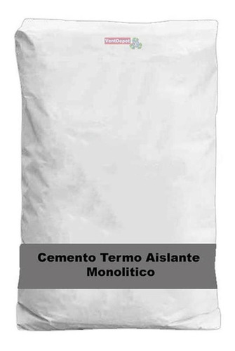 Cemento Termo-aislante Monolítico, Mxapw-001, 25 Kg, Tempera