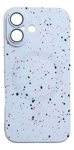 Funda De Silicona Artist Magsafe Iphone 16 - Pro - Pro Max Blanco Iphone 16 Pro