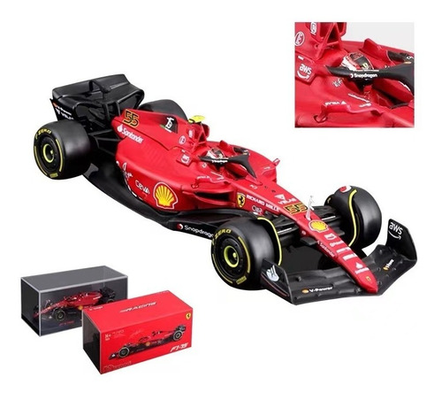  2022 Ferrari F1-75 #55 Carlos Sainz Jr Fórmula1 Coche 1:43