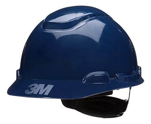 Casco De Construcción 3m Hard Hat Securefit H-710sfv-uv, Azu