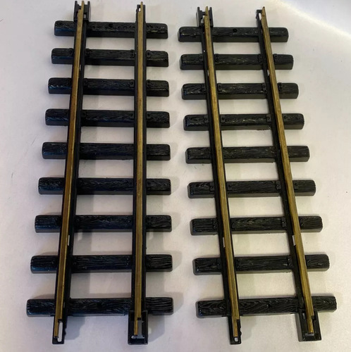 2x Vias De 30cm Tren Holiday Express 1998 Rtromx (Usado)