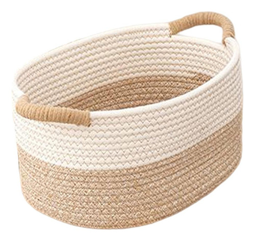 Hh Cestas Tejidas De Cuerda De Algodón 33cmx24cmx18cm
