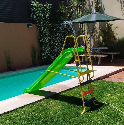 Imagen 4 de 6 de Tobogan Pileta Escalones 5 Verano Premium Envio Dadaa