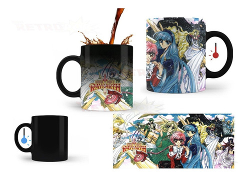 Taza Mágica 11 Oz / Rayearth / Guerreras Magicas , M03(1 Pz)