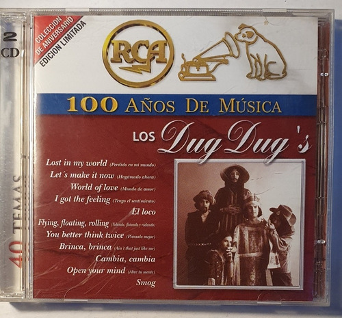 Cd Los Dug Dugs 2cds + 100 Años De Musica + R C A