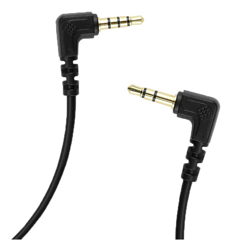 Imagen 8 de 8 de Cable De Sonido Estéreo Trs En Ángulo De 3,5 Mm 1/8 A De