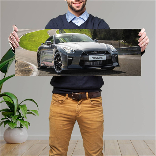 Cuadro 30x80cm Auto 2016 Nissan Gt R Auto 124