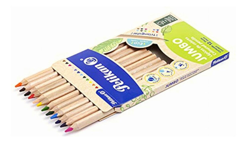 Pelikan 30330328 Lápices De Colores Triangulares, Cuerpo De