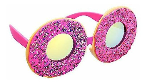 Accesorio Disfrace - Sun-staches Donuts Sunglasses, Pink Fra