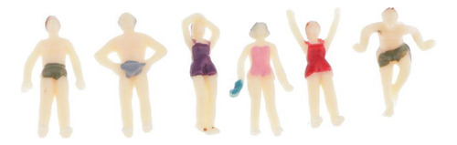 Figuras De Personas Modelo Playa Mini Modelos De 4 Piezas