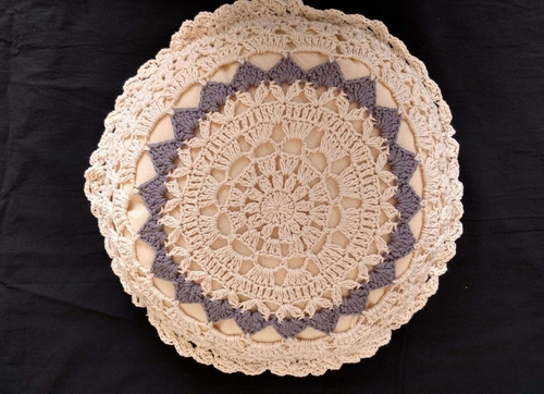 Imagen 2 de 6 de Zafu Tejido, Con Cáscara Trigo Sarraceno 40x15 Cm Zafurelax