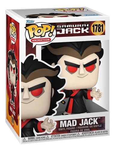 Funko Pop! Samurai Jack - Mad Jack - Figura De Vinilo 12.7