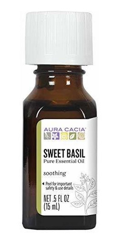 Aromaterapia Aceites - Albahaca Pura Aura Cacia, Aceite Esen