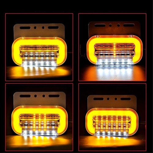 Foco Luz Led Posición Trocha Señalización Secuencial 12/24v