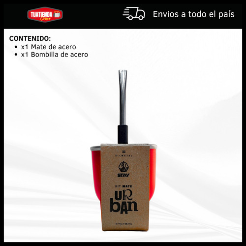 Mate Térmico De Acero Inoxidable Con Bombilla Caliente Frío