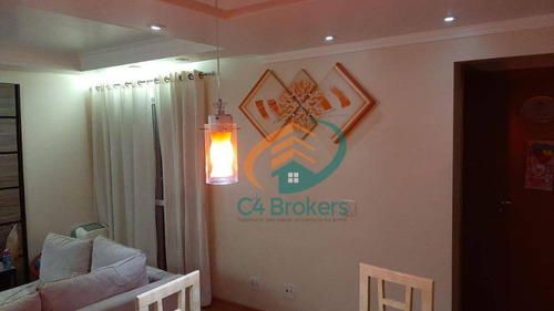 Imagem 2 de 19 de Apartamento Com 3 Dormitórios À Venda, 76 M² Por R$ 395.000,00 - Jardim Nova Taboão - Guarulhos/sp - Ap2120