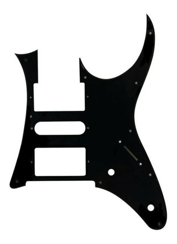 Escudo Ronsani P/ Guitarra Ibanez Rg Hsh Preto 923 - ! Cor Preto 3 Camadas Desenho Liso