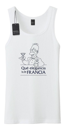 Musculosa Hombre Los Simpsons Dibujo Art Logo - Pssi8