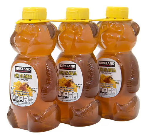 Miel De Abeja Monofloral Kirkland Signature 3 Pzs De 680 Gr