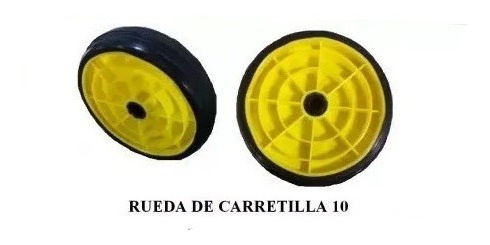 Ruedas Carretilla 10* Plastica Gr. Xavi