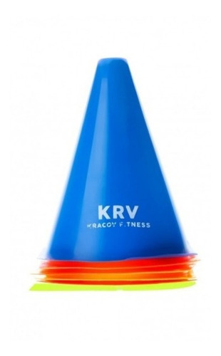 Imagen 3 de 6 de Pack 10 Conos 20cm Coordinacion Futbol Rugby Fitness Rollers