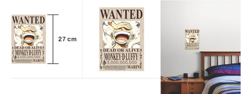 One Piece 4 Posters Recompensas Emperadores Del Mar Yonkou