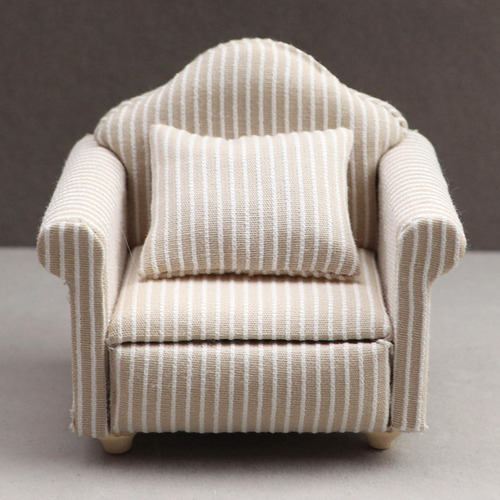 Mini Sillón Reclinable Para Casa De Muñecas Sofá Pequeño