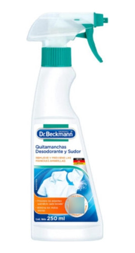 Quitamanchas Desodorante Y Sudor Spray Dr. Beckmann 250 Ml