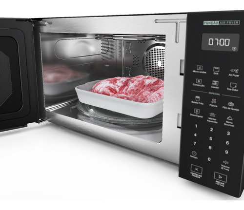 Micro-ondas Brastemp Tecnologia Air Fryer Preto 29l Bmc29ae