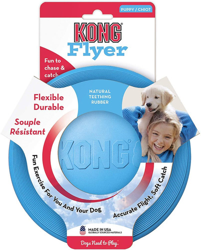 Juguete Volador Para Perros Cachorritos Kong, Los Colores Pu