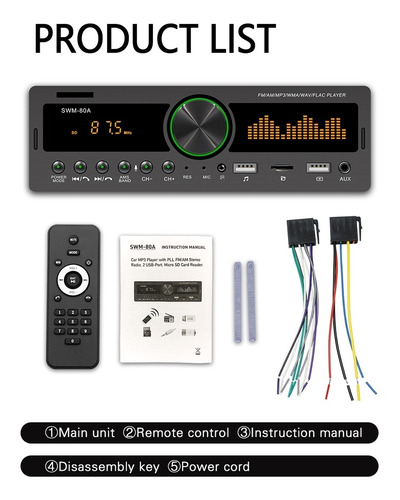 Reproductor De Carro Pioneer Usb Sd Bluetooth Auxiliar Radio