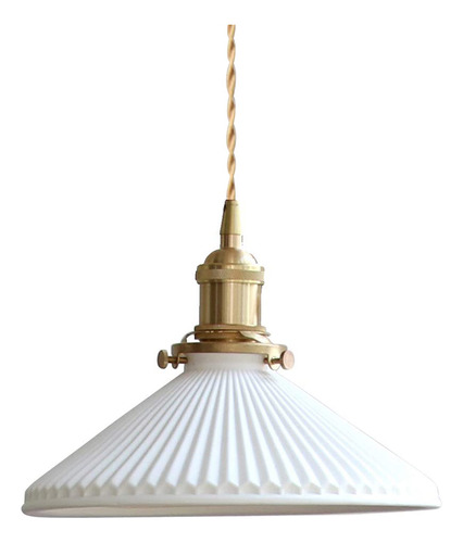 Lámpara Colgante Moderna E26, Cerámica Minimalista, Puerta D
