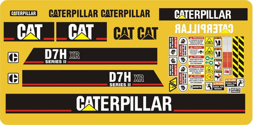 Calcomanías Para D7h Series 2 Xr  Caterpillar