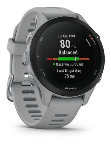 Reloj Gps Garmin Forerunner 255s Gris Chico 41mm Color De La Caja Powder Gray