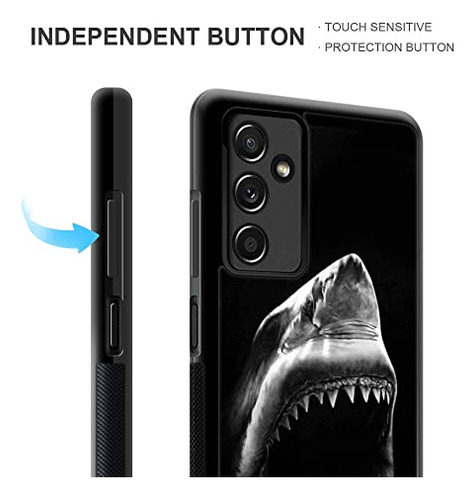 Funda Para Galaxy A14 5g Great Blanco Shark Luxury Pattern S