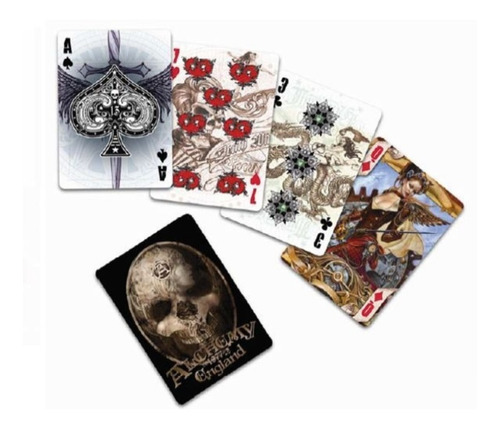 ¡ Cartas Bicycle Alchemy 1977 England Baraja Poker Nuevo !!