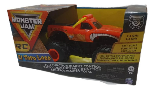 Monster Jam Toro Loco Control Remoto Spin Master 1:24