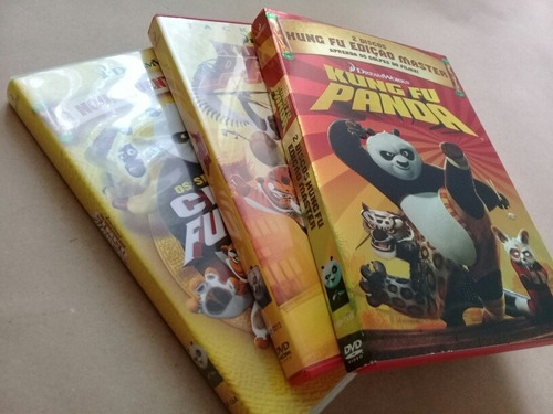 Dvd: Kung Fu Panda: Coleção Com 3 Fimes E Extras (Usado)
