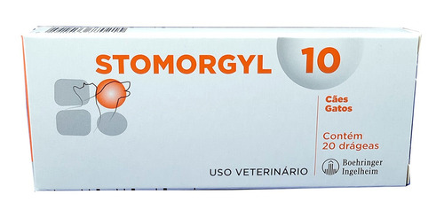 Stomorgyl 10mg Cães E Gatos 20 Comp. Merial